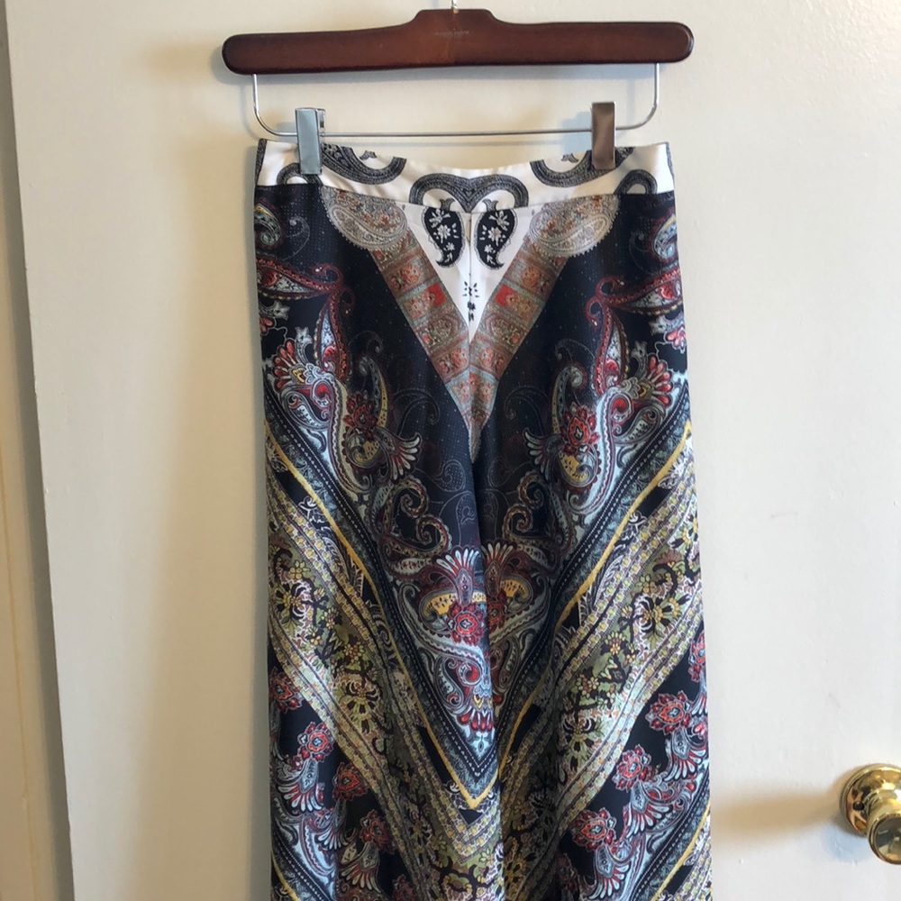 Alice & Olivia Silk Wide Leg pants